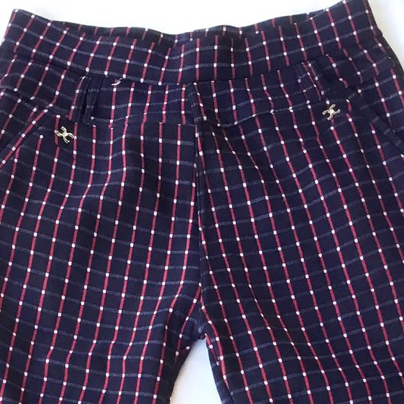 NEW Plaid Leggings Fleece Inside High Rise {Pockets Stretchy ONE SIZE S - Picture 4 of 6